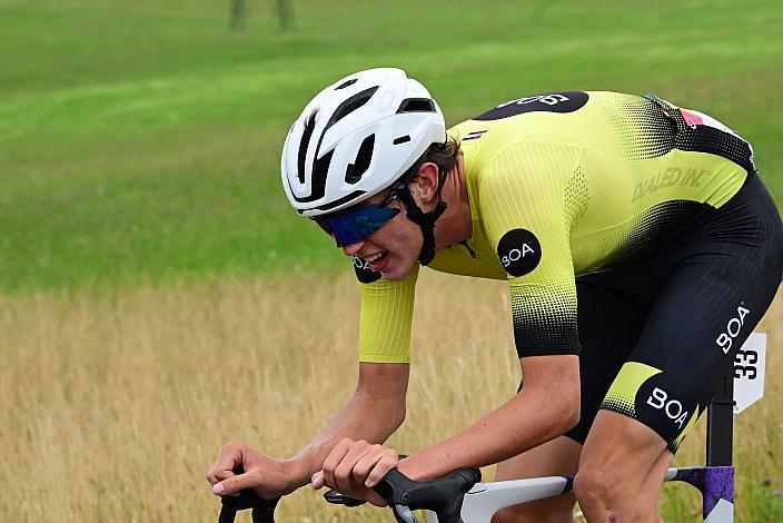 Matteo Zambelli (AUT, Öberösterreich), . Etappe,  51. Int. Oberösterreich Junioren Rundfahrt, Bad Wimsbach - Strass im Attergau