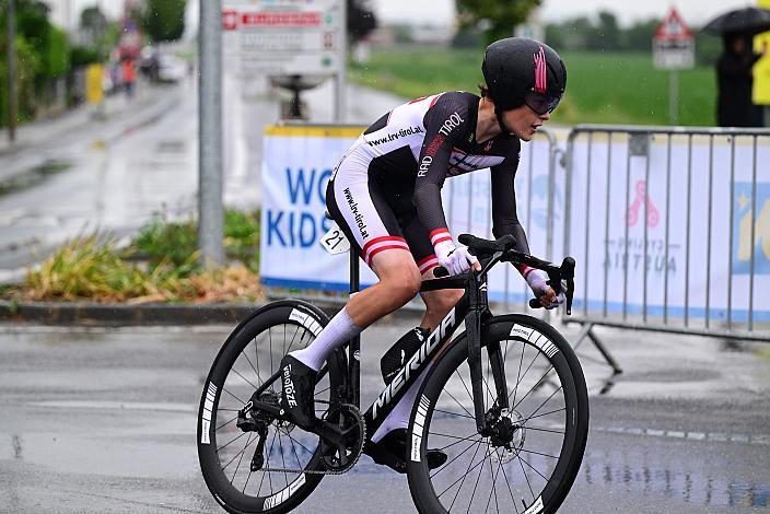 Toursieger  Georg Wartlsteiner (AUT, LRV Tirol / OOE), Zeitfahren Herzogenburg, 3. Etappe Sportland NOE Kids Tour