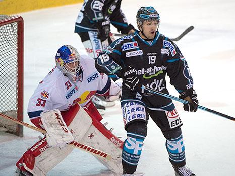 Andrew Jacob Kozek, Linz und Luka Gracnar, Salzburg, EHC Liwest Black Wings Linz vs EC Red Bull Salzburg, Pick Round