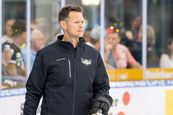 Head Coach Philipp Lukas (Steinbach Black Wings Linz) Steinbach Black Wings Linz Steinbach Black Wings Linz, Linz AG Eisarena 