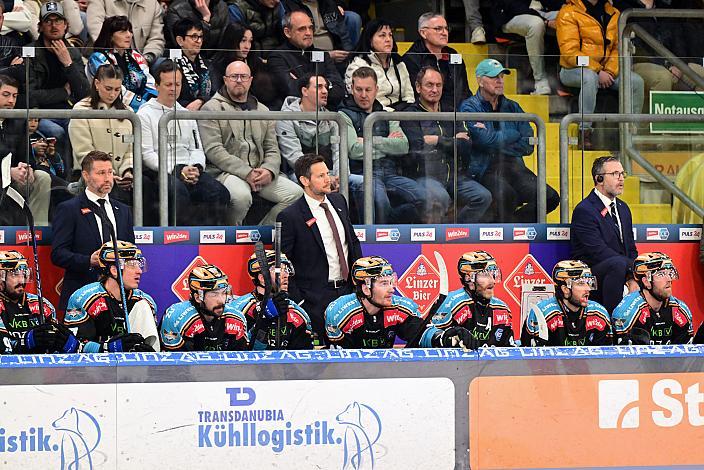 Head Coach Philipp Lukas (Steinbach Black Wings Linz) Win2Day ICE Hockey League, 7. Viertelfinale, Steinbach Black Wings Linz vs Moser Medical Graz 99ers,  Linz AG Eisarena 