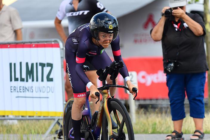  Anna Kiesenhofer (AUT, Team Cookina ARBÖ ASKÖ Graz) ÖM Staatsmeisterschaft, Zeitfahren, Frauenkirchen, Burgenland