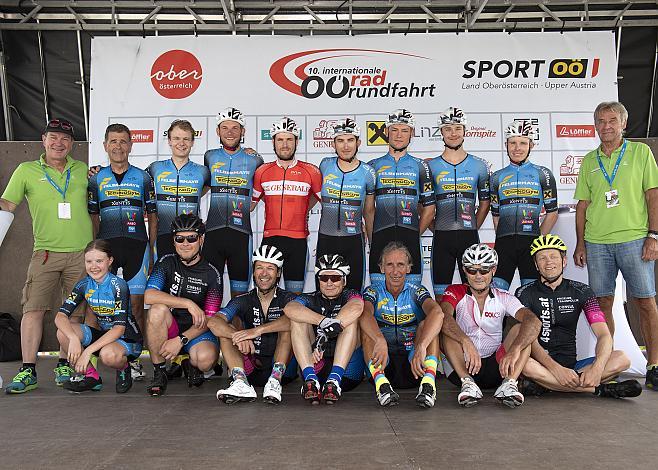 Team Felbermayr Simplon Wels  und Welser Hobbyfahrer 2. Etappe Eferding - Oberneukirchen, Radsport 10. Int. OOE Rundfahrt  