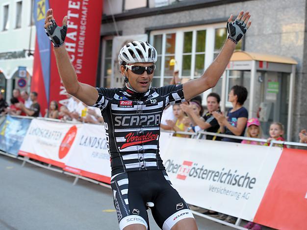 Robert Vrecer, Team Vorarlberg, siegt in Aigen, 1. Etappe, Linz Stahlwelt Aigen/Schlaegl