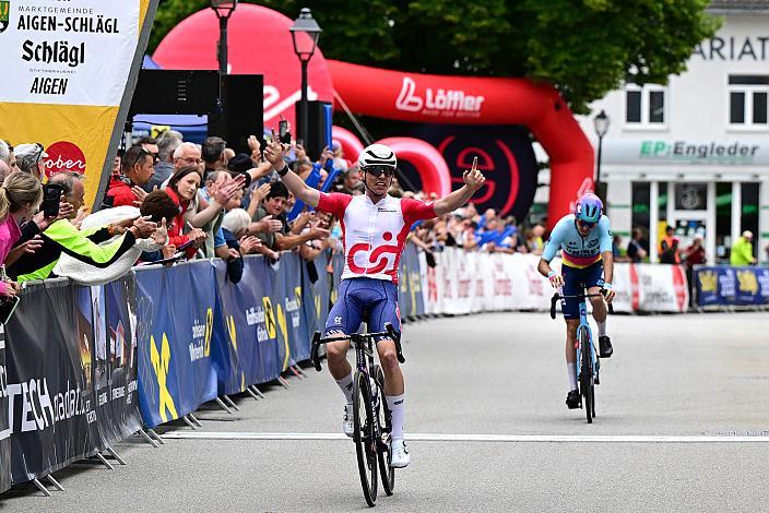 Etappensieger Aaron Dockx (BEL, Alpecin-Deceuninck Development Team) Wels - Aigen - Schlägl, 14. Int. Raiffeisen OÖ-Radrundfahrt UCI Kat. 2.2