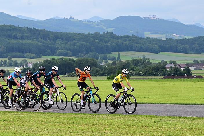 Im Gelben Trikot der Kids Tour Georg Wartlsteiner (AUT, LRV Tirol / OOE), Rad 2 Etappe Sportland NOE Kids Tour