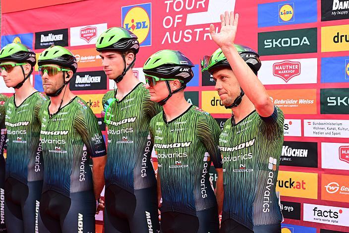 Team Hrinkow Advarics mit Riccardo Zoidl (AUT, Hrinkow Advarics), 1. Etappe von Graz - Gamlitz, 188km, Tour of Austria