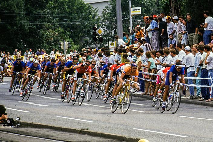 v.l. Herren Profi Rennen, Strasse WM Stuttgart, 1991