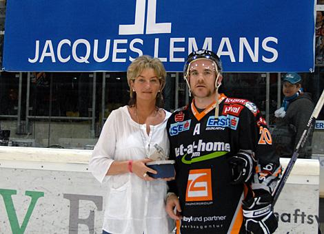 Spieler des Abends Brad Purdie Liwest Black Wings Linz 