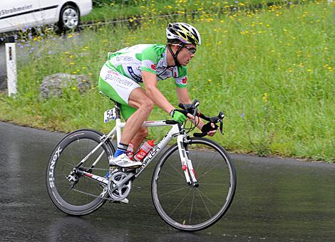 Riccardo Zoidl Team Arboe Wels Gourmetfein in der Abfahrt vom Stotzinger Berg