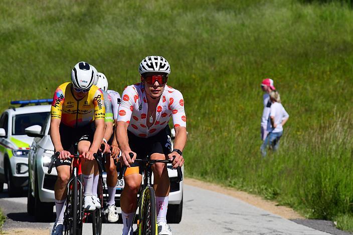 Josef Dirnbauer (AUT, Cycling Team Schwingshandl) im Bergtrikot 3. Etappe Bad Schallerbach - Aigen - Schlägl, 15. Int. Raiffeisen OÖ-Radrundfahrt UCI Kat. 2.2