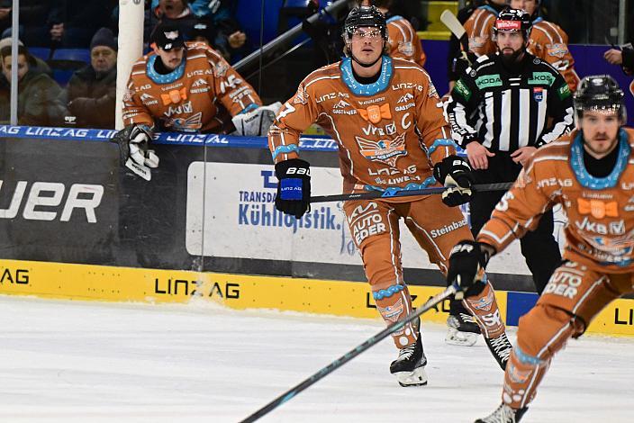 Brian Lebler (Steinbach Black Wings Linz) 30. Runde ICE, Steinbach Black Wings Linz vs EC Red Bull Salzburg, Linz AG Eisarena 