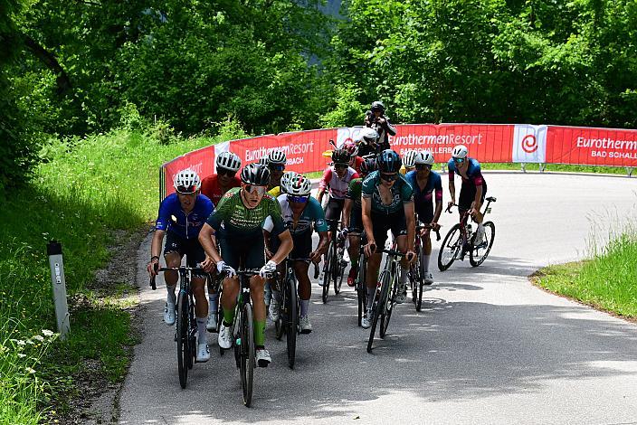 Anstieg zur Höss, Edward Ravasi (ITA, Hrinkow Advarics), Marco Schrettl (AUT, Tirol KTM Cycling Team), Aaron Dockx (BEL, Alpecin-Deceuninck Development Team), Edgar David Cadena (MEX, Petrolike) 4. Etappe St.Florian /Asten - Hinterstoder/Höss 15. Int. Raiffeisen OÖ-Radrundfahrt UCI Kat. 2.2