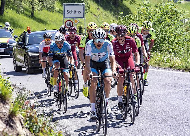 Mathias BrÃ¤ndle (AUT, Israel Cycling Academy) an der Spitze der Topgruppe,  Radbundesliga 2019, Nenzing