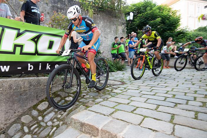 Sieger Daniel Federspiel (AUT, Team Felbermayr Simplon Wels) 23. Int. ASVÖ - HRINKOW MTB-City Kriterium Steyr,  ÖRV, Radsport, Mountainbike