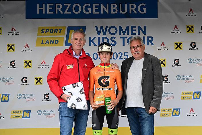 Im Punktetrikot der Kids Tour Georg Wartlsteiner (AUT, LRV Tirol / OOE), Zeitfahren Herzogenburg, 3. Etappe Sportland NOE Kids Tour
