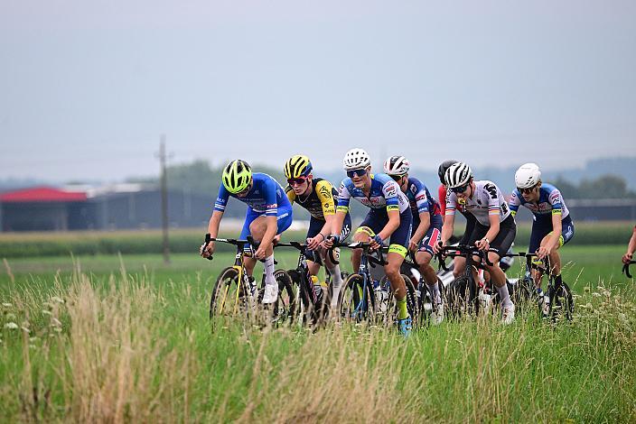 Jasper Verbrugge (BEL, Acrog-Tormans), Zeno Levi Winter (GER, Team Deutschland), Sune De Valck (BEL, Soudal Quick-Step U19), Mats Vanden Eynde (BEL, Acrog-Tormans), Fabio Segatta (ITA, U.S. Montecorona),  Oscar Amey (GBR, Willebrord Wil Vooruit), 50. OÖ Junioren Rundfahrt, 1. Etappe Marchtrenk - Marchtrenk