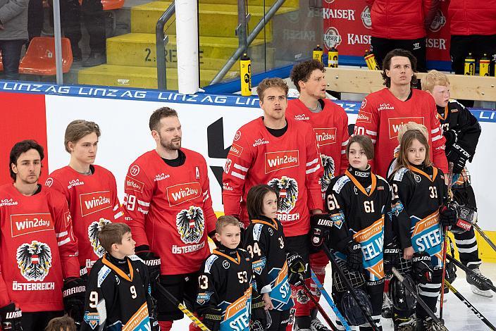 Österreich vs Tschechische Republik, Eishockey Nationalteam, Testspiel Linz, Oberösterreich 
