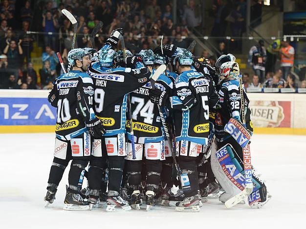 Linz feiert, EHC Liwest Black Wings Linz vs UPC Vienna Capitals