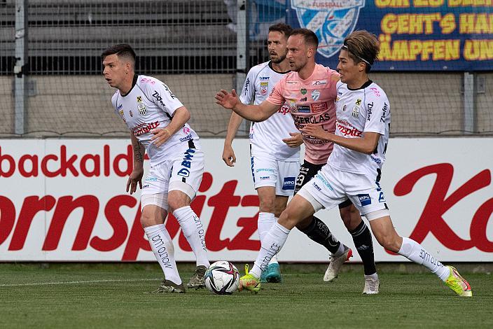 Peter Michorl (LASK), Alexander Schmidt (LASK), Tobias Kainz (TSV Egger Glas Hartberg), Keito Nakamura (LASK)Lask vs TSV Egger Glas Hartberg, Admiral Bundesliga, 2021 - 2022