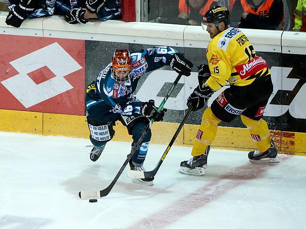 Stefan Gaffal, Linz und Francois Fortier, Vienna,  EHC Liwest Black Wings Linz vs UPC Vienna Capitals, Pick Round
