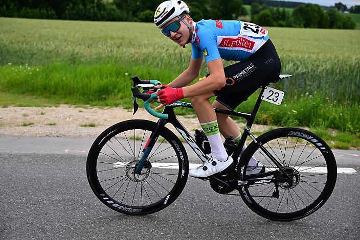 Bster Österreicher Tobias Gerauer (AUT, LRV Tirol / Oberösterreich) , Rad 2 Etappe Sportland NOE Kids Tour