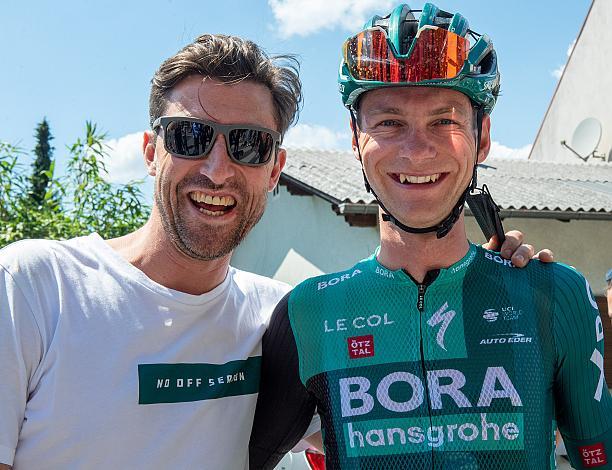 Bernhard Eisel (AUT, Assistent Sportdirektor Bora-Hansgrohe), Felix Grossschartner (AUT, Bora - Hansgrohe) Herren Elite, U23, Österreichische Meisterschaft Strasse, ÖSTM Gratwein-Straßengel