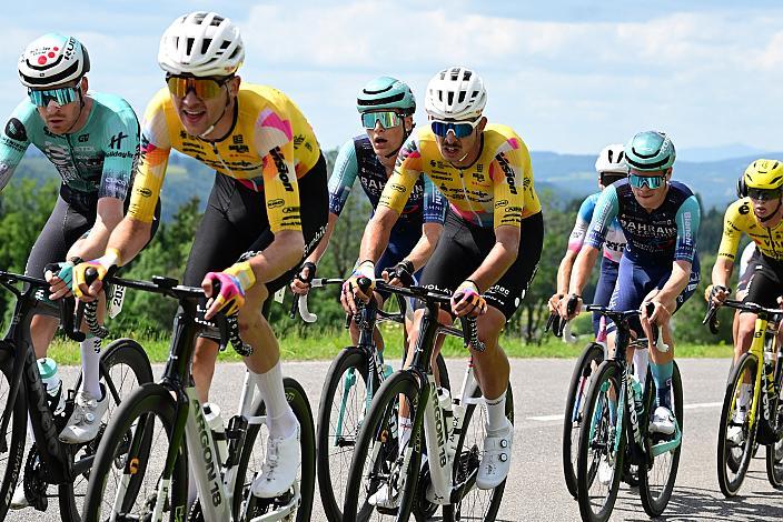 Etappensieger Dominik Röber (GER, Team Vorarlberg), Philipp Hofbauer (AUT, Team Vorarlberg), 4. Etappe Aigen - Schlägl - Aigen - Schlägl, Oberösterreich Rundfahrt