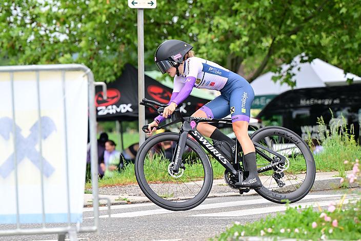  Belinda Holzer (AUT, Union Raiffeisen Radteam Tirol) Zeitfahren Herzogenburg,  3. Etappe Sportland NOE WOMEN Tour