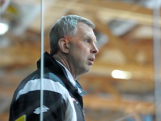 Linz Trainer Rob Daum, EHC Liwest Black Wings Linz vs. UPC Vienna Capitals, 3. Viertelfinale