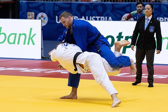v.l. Laurin Boehler (AUT), Gennaro Pirelli (ITA), Klasse unter 100kg
