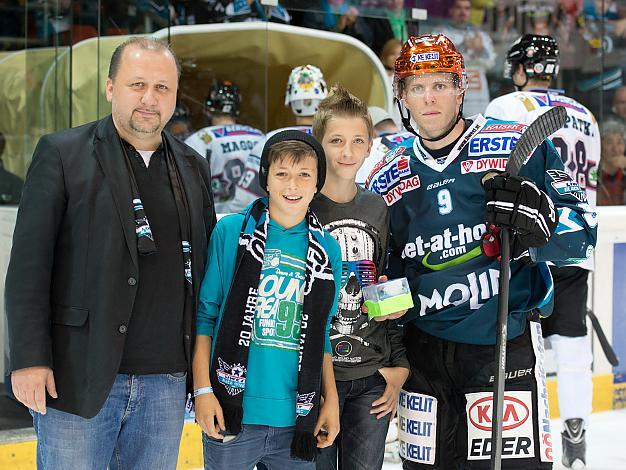Jason Ulmer, Linz, Spieler des Abends, EHC Liwest Black Wings Linz vs SAPA Fehervar AV19