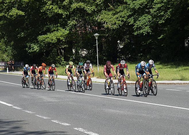 Die grosse Ausreissergruppe mit den Favoriten, Herren Elite Rad Strassen Staatsmeisterschaft, Mondsee