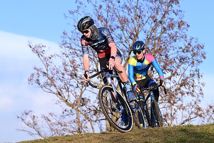 3. Platz Lucas Kraus (AUT, RC ARBÖ Felt Felbermayr),  2. Platz Philipp Heigl (AUT, Team Bikestore), Rad Cyclo Cross, ÖSTM/ÖM Querfeldein, Ciclo Cross, Cycling Austria, Maria Enzersdorf, NÖ