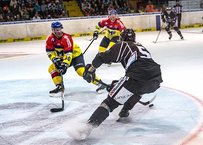 Daniel Woger (EHC Liwest Black Wings Linz)  Testspiel, EHC Liwest Black Wings Linz vs CEZ Motor Ceske Budejovice