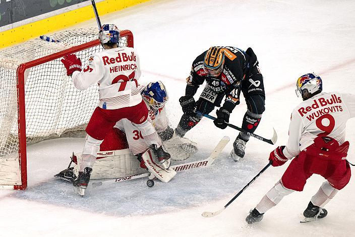 Graham Knott (Steinbach Black Wings Linz), for Tormann David Kickert (EC Red Bull Salzburg), Steinbach Black Wings Linz vs EC Red Bull Salzburg, 17. Runde ICE Hockey League, Steinbach Black Wings Linz, Linz AG Eisarena 