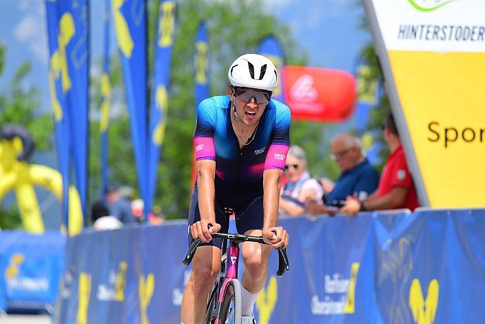 Anstieg zur Höss,Mattia Gaffuri (ITA, Swatt Club),  4. Etappe St.Florian /Asten - Hinterstoder/Höss 15. Int. Raiffeisen OÖ-Radrundfahrt UCI Kat. 2.2