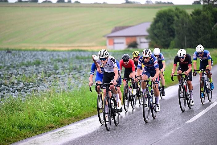 Zeno Levi Winter (GER, Team Deutschland) in der Ausreissergruppe, 50. OÖ Junioren Rundfahrt, 1. Etappe Marchtrenk - Marchtrenk