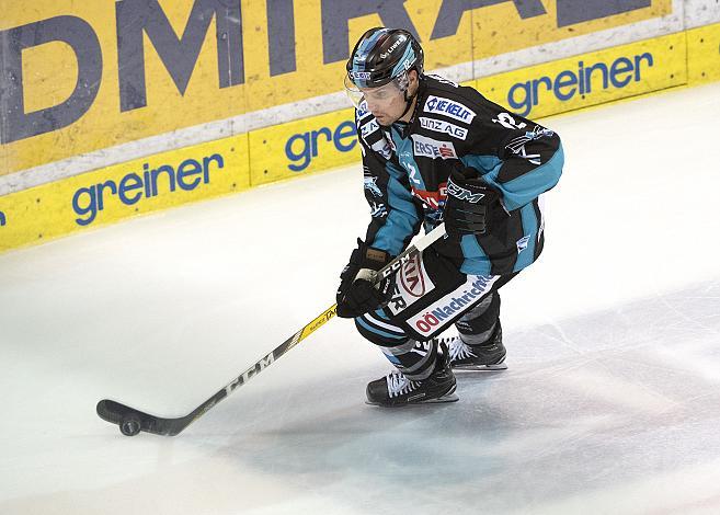 Jordan Hickmott (EHC Liwest Black Wings Linz)  EHC Liwest Black Wings Linz vs HC TWK Innsbruck Die Haie