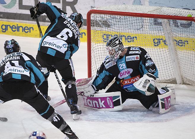  Tormann Michael Ouzas (EHC Liwest Black Wings Linz) EHC Liwest Black Wings Linz vs EC Red Bull Salzburg