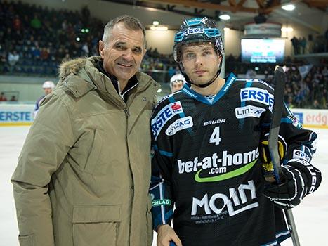 Spieler des Abends, Daniel Mitterdorfer, Linz, EHC Liwest Black Wings Linz vs EC VSV