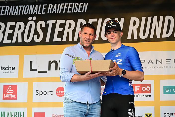 Im Punktetrikot Henry Hobbs (GBR, Team Visma - Lease a Bike Development Team)),  3. Etappe Asten - Bad Schallerbach, Oberösterreich Rundfahrt