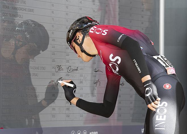 Pavel Sivakov (RUS, Team Ineos) Giro, Giro d Italia, Radsport, 102. Giro d Italia - 18. Etappe Olang - Santa Maria di Sala