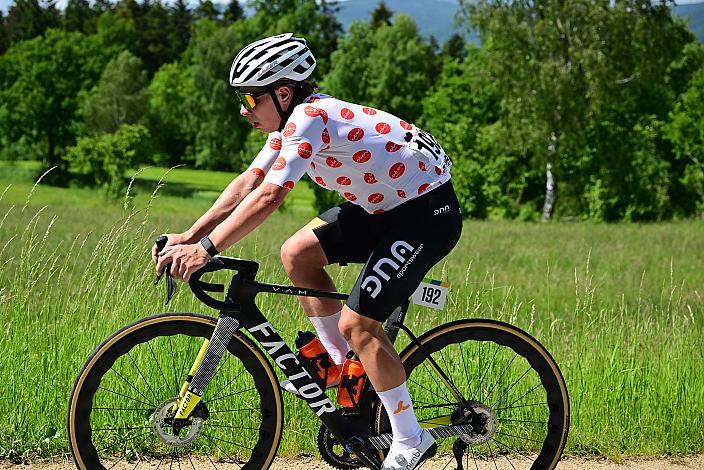 Josef Dirnbauer (AUT, Cycling Team Schwingshandl) im Bergtrikot 3. Etappe Bad Schallerbach - Aigen - Schlägl, 15. Int. Raiffeisen OÖ-Radrundfahrt UCI Kat. 2.2