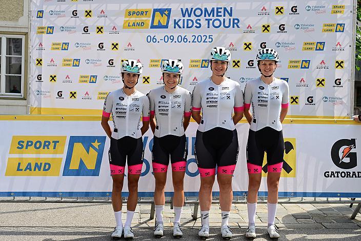 Franziska Ehrenreich (AUT, Union Raiffeisen Radteam Tirol), Belinda Holzer (AUT, Union Raiffeisen Radteam Tirol), Victoria Laimer (AUT, Union Raiffeisen Radteam Tirol), Amelie Cooper (GBR, Union Raiffeisen Radteam Tirol) Ybbsitz - Hochkar,,  4. Etappe Sportland NOE WOMEN Tour