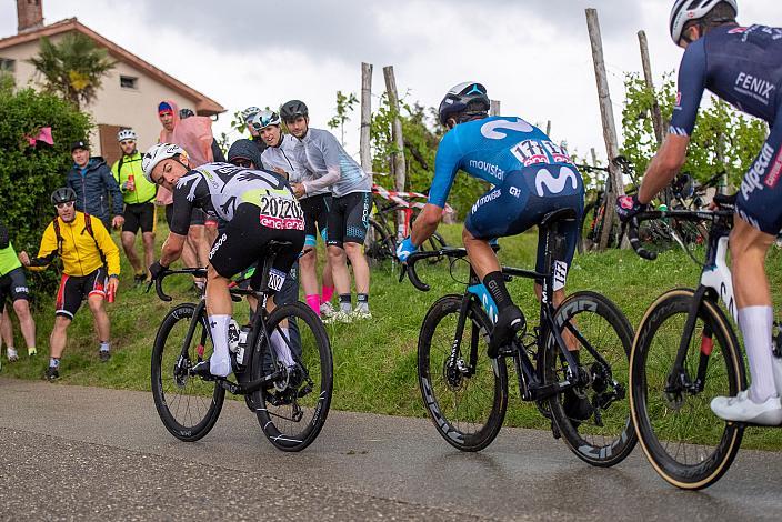 Victor Campenaerts (BEL, Team Qhubeka Assos), Albert Torres (SPA, Moviestar Team) Stage 15 Grado - Gorizia (147km), 104. Giro d Italia, UCI Worl Tour