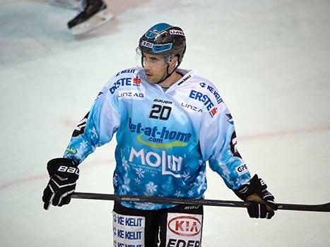 Brad Moran, Linz, EHC Liwest Black Wings Linz vs Moser Medical Graz99ers