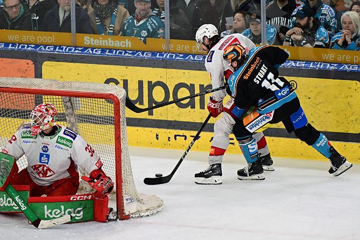 Brodi Stuart (Steinbach Black Wings Linz) Semifinale 6, Win2Day ICE Hockey League, 2. Semifinale, Steinbach Black Wings Linz vs EC KAC,  Linz AG Eisarena 