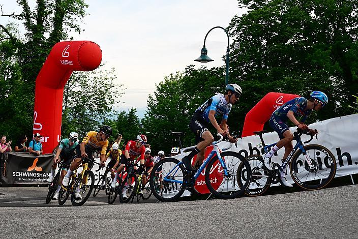 Das Peloton am Weg zum Pöstlingberg 1. Etappe Linz Hauptplatz - Pöstlingberg, Oberösterreich Rundfahrt