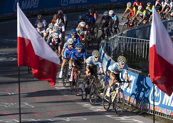 2. Position Remco Evenepoel (BEL, 1. Platz, Goldmedaille) Strassenrennen, Junioren